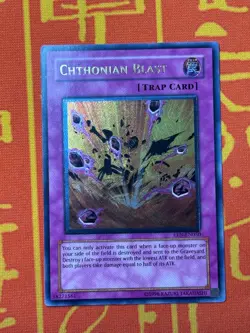 YUGIOH CHTHONIAN BLAST ULTIMATE RARE NEAR MINT EEN-EN050 - Image 1