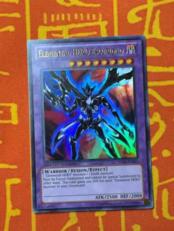 YUGIOH ELEMENTAL HERO ESCURIDAO ULTRA RARE NEAR MINT YG09-EN001 - Image 1