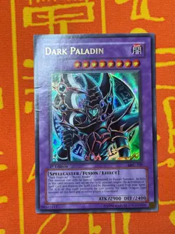 YUGIOH DARK PALADIN ULTRA RARE 1ST EDITION MODERATE PLAY MFC-105 - Image 1