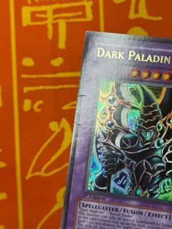 YUGIOH DARK PALADIN ULTRA RARE 1ST EDITION MODERATE PLAY MFC-105 - Image 3