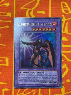 YUGIOH ELEMENTAL HERO FLARE NEOS ULTRA RARE EXCELLENT POTD-EN032 - Image 1