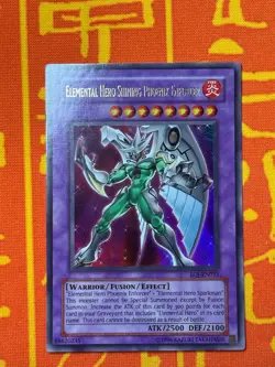 YUGIOH ELEMENTAL HERO SHINING PHOENIX ENFORCER ULTRA RARE EXC EOJ-EN033 - Image 1