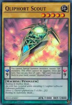 Qliphort Scout - PEVO-EN057 - NM - Super Rare - 1st ed - Yugioh - Image 1