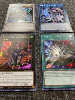 Yugioh Cards (Battles of Legend BLCR 029,068,081,097) Secret Rare Lot Of 4 NM - Image 2