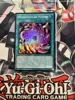 Mementotlan Fusion Super Rare OP28-EN010 Yugioh Pack Fresh - Image 1