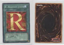 R - Righteous Justice 1st Ed. YuGiOh Jaden Yuki Starter Deck #YSDJ-EN031 0yj1 - Image 3