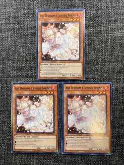 Lot Of 3 Yugioh Ash Blossom and Joyous Spring SDCB-EN014 1st Edition NM - Image 1