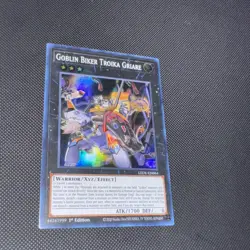 Yugioh TCG Goblin Biker Troika Griare NM Super Rare LEDE-EN045 - Image 1