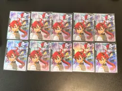 10 set Resource RP-009 Suletta & Gundam Aerial sleeved Gundam Card Bandai JP - Image 1