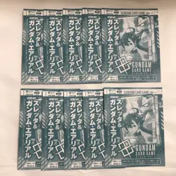 Gundam Card Game Resource RP-009 Suletta & Gundam Aerial Set of 10 Unopened - Image 2