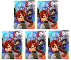 Gundam Card Game Resource RP-009 Suletta & Gundam Aerial Set of 5 Unopened - Image 1