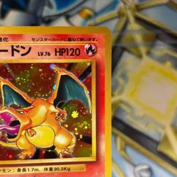 Charizard NO.006 Pokemon card Japanese Nintendo Pocket Monster Holo VERY RARE - Image 4
