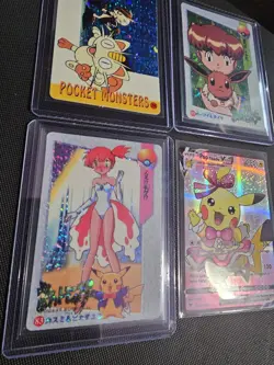 1999 Vintage Pocket Monsters Vending Prism & Cosplay Card - Lot Of 4 - Image 2