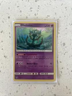 Pokemon TCG Dhelmise Guardians Rising Holo Card 59/145 Nm - Image 1