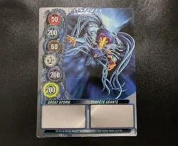Great Storm 6/48g Bakugan Mechtanium Surge Silver Gate Card Aquos Mutant Elfin - Image 1