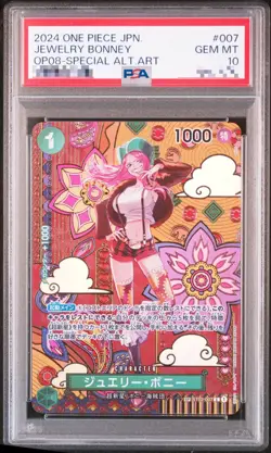 PSA 10 Jewelry Bonney ST02-007 SP Alt Art Two Legends ONE PIECE Card Japanese - Image 1