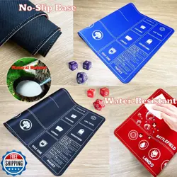 Card Game Playmats MTG Playmat for Beginner 2 Pack with Dices, Magic Mat Comm - Image 4