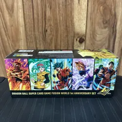 Dragon Ball Super Card Game Fusion World 1st Anniversary Set X2 USA - Image 2