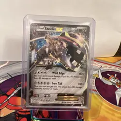 Pokemon TCG Steelix EX Ultra Rare Card 67/114 XY: Steam Siege 2016 - Image 1