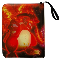 Charmander Card Binder Pokemon Cards Holder 400 Cards w/ 50 Removable Sleeves - Image 2