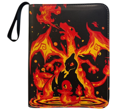 Charmander Card Binder Pokemon Cards Holder 400 Cards w/ 50 Removable Sleeves - Image 1