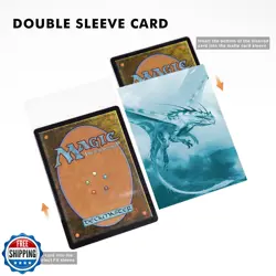 Katomula 100 MTG Card Sleeves with 100 Inner Sleeve, Textured Back Art Sleeve - Image 4