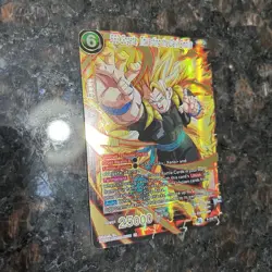 SS3 Gogeta Thwarting the Dark Empire GOLD STAMP Foil Dragon Ball Super Card | NM - Image 3