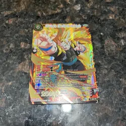 SS3 Gogeta Thwarting the Dark Empire GOLD STAMP Foil Dragon Ball Super Card | NM - Image 4