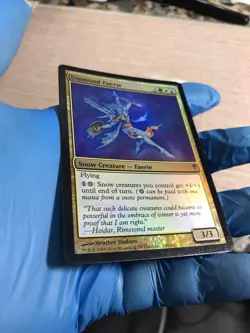 FOIL Diamond Faerie - Coldsnap - LP/NM - MTG - Condition Shown In Many Pictures - Image 2