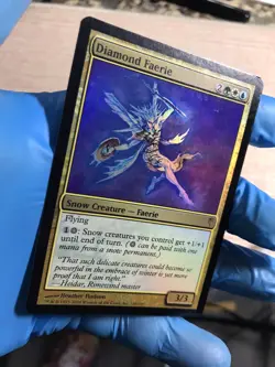FOIL Diamond Faerie - Coldsnap - LP/NM - MTG - Condition Shown In Many Pictures - Image 5