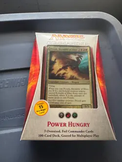 WOTC MtG Commander Commander Deck 2013 - Power Hungry New Sealed 653569832430 - Image 1