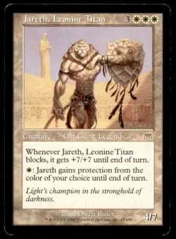 MTG Jareth Leonine Titan Onslaught Moderate Play Magic the Gathering - Image 1