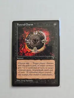Funeral Charm - Visions - LP - MTG Magic - Common - Instant - Image 1
