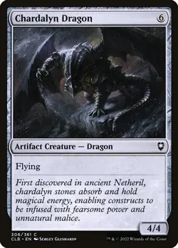 Chardalyn Dragon C Foil #306 | CLB Battle for Baldur's Gate | MTG - Image 1