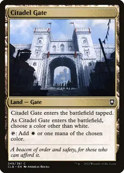 Citadel Gate C Foil #349 | CLB Commander Legends: Battle for Baldur's Gate | MTG - Image 1