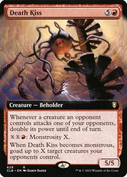 Death Kiss R Extended Art Regular #629 | CLB Battle for Baldur's Gate | MTG - Image 1