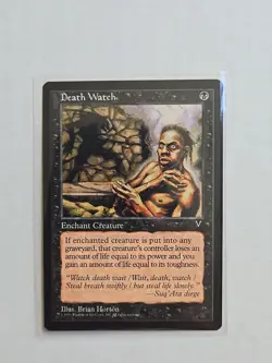 Death Watch - Visions - MTG Magic - Common - Enchant Creature - Image 1