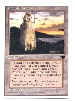 MTG Urza's Tower (Seashore Artwork) Land Antiquities Uncommon Card NM/M Magic - Image 1