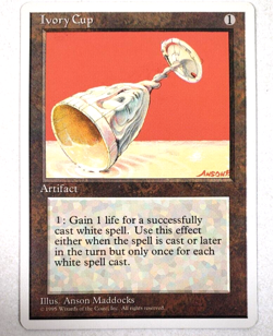 MTG Ivory Cup Uncommon Artifact Card NM/M 30th Anniversary Edition Magic - Image 1