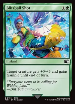 MTG-NM-FINAL FANTASY-Blitzball Shot-0176 - Image 1