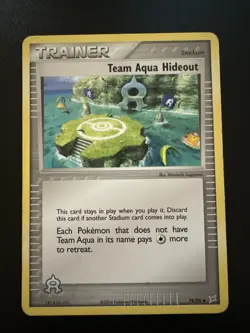 Team Aqua Hideout 78/95 - EX Team Magma vs Team Aqua - Pokemon Stadium - LP - Image 1