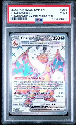 2023 Pokemon SVP EN Charizard ex #056 Promo Premium Collection PSA 10 (230 - Image 1