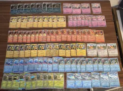 POKEMON TCG Lot Of 100 EEVEELUTIONS Holo, Reverse Holo, Cosmos Holo Cards - Image 1