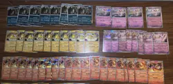 POKEMON TCG Lot Of 100 EEVEELUTIONS Holo, Reverse Holo, Cosmos Holo Cards - Image 2
