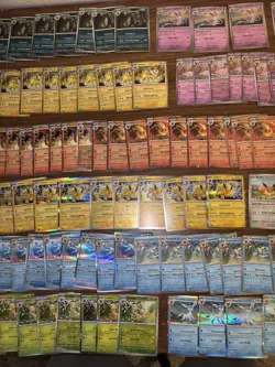 POKEMON TCG Lot Of 100 EEVEELUTIONS Holo, Reverse Holo, Cosmos Holo Cards - Image 4