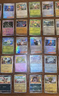 POKEMON TCG Lot Of 50 Prismatic/ Black Bolt & White Flare POKE BALL Holo Cards - Image 3