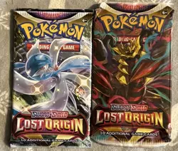 POKEMON TCG SWORD & SHIELD LOST ORIGIN 2 PACKS NEW FACTORY SEALED - Image 1