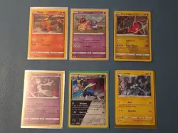 Pokemon Cards Lot - 6 Cards: TEPIG; SLOWPOKE; LUXRAY; MEWTWO; REGIDRAGO; BISHARP - Image 1