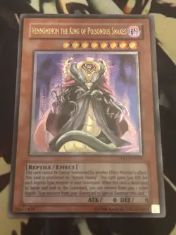 Yugioh Vennominon The King Of Poisonous Snakes TAEV-EN014 Ultimate Rare Unlim NM - Image 1