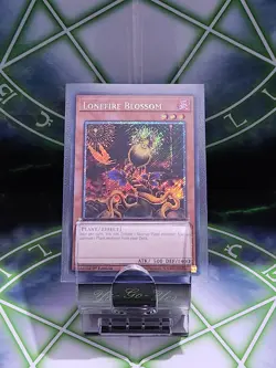 RA01-EN002 Lonefire Blossom Platinum Secret Rare 1st Edition YuGiOh Card - Image 1